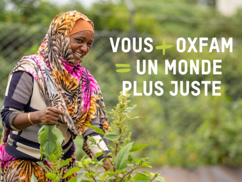 Bokayo Kenya with the FR slogan vous & Oxfam