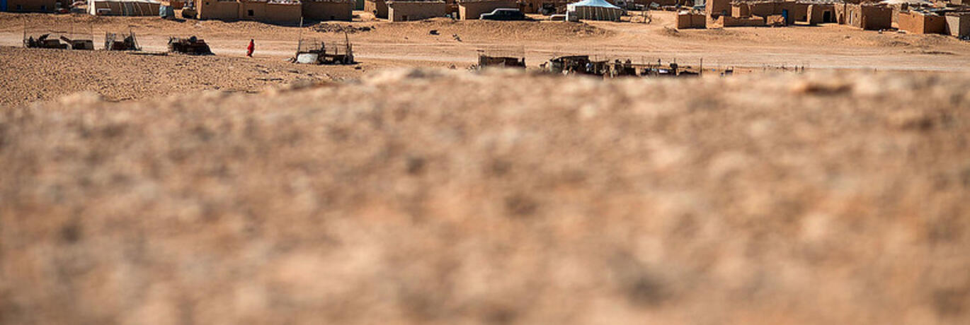 Camp sahraoui dans le Sud-Ouest algérien