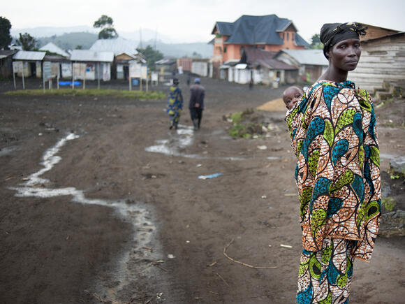 people fleeing conflict Congo