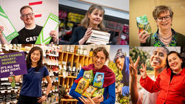 Zes Oxfam-vrijwilligers over hun passie