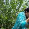 woman drinking water