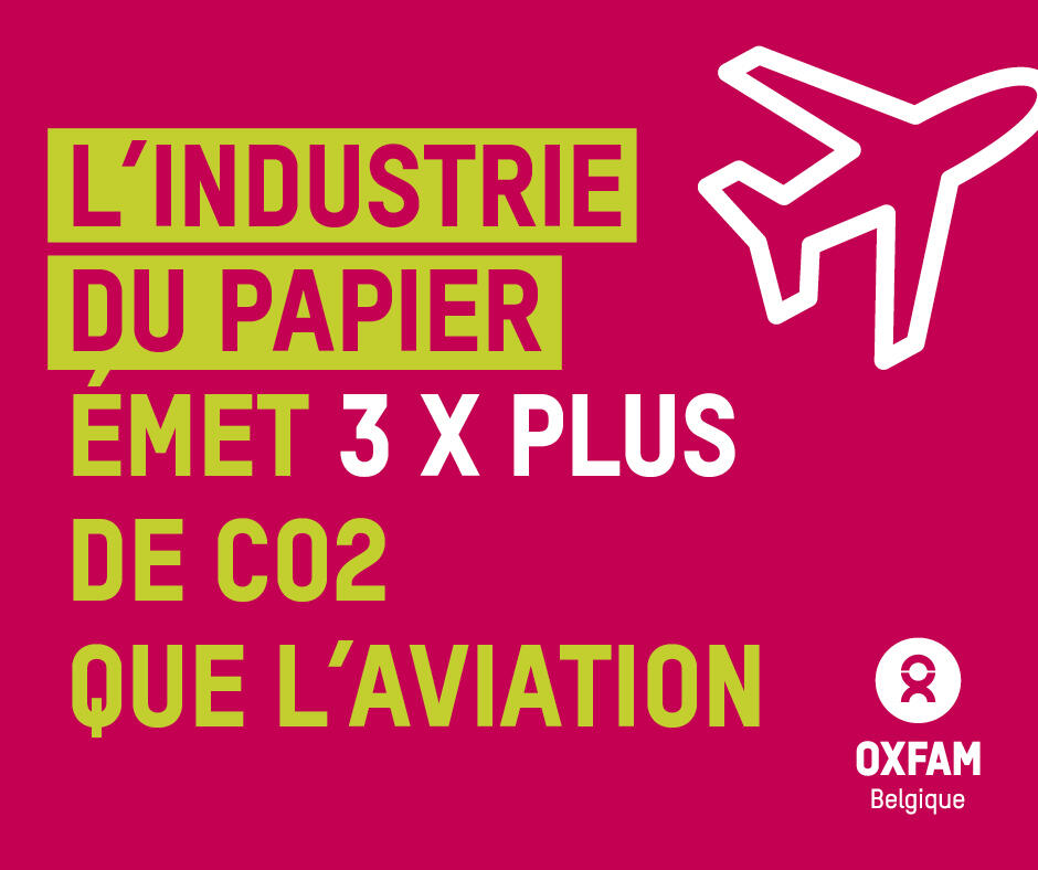 L'industrie du papier émet 3 x plus de CO2 que l'aviation