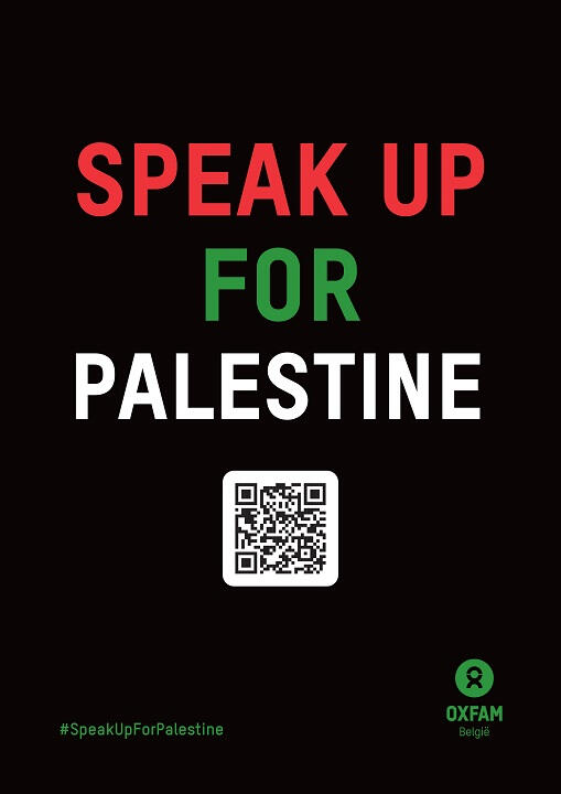 affiche Speak Up For Palestine